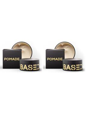 Medium Hold Pomade for Men - Natural Shine, Easy Application, Hydrating (3 Oz, 2